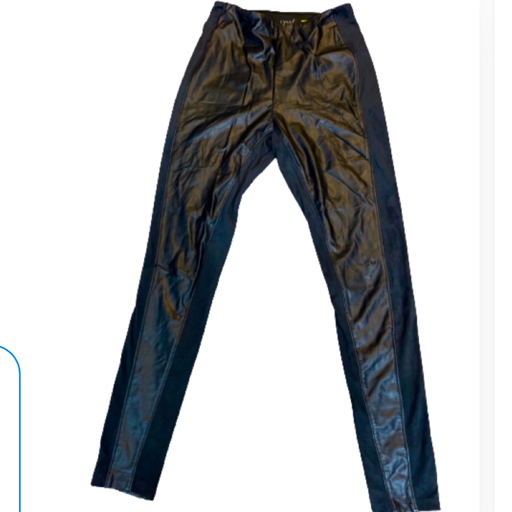 Lysse Black Faux Leather Leggings‎ Pants